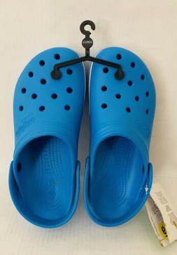 Crocs Clogs Blue White Women Shoes Sz 11 Men 9 Nurses Medica