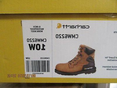 Carhartt Men's Bison Brown Steel Toe Size CMW6220