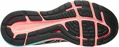 Running Shoes, Black/ICE Mint, 10 B