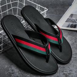 Luxury Men&rsquo;s Slides Red Green-Many Sizes