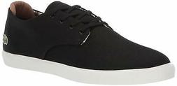 Lacoste Men's ESPARRE Sneaker, Black/Off White, 7  - Choose 