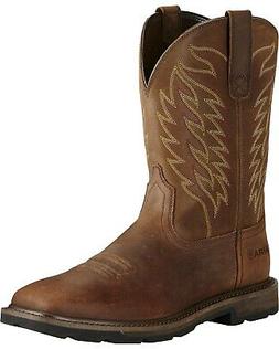 Ariat Men's Groundbreaker Western Work Boot - Square Toe - 1