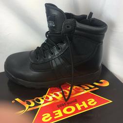 Thorogood Men's Women's Black Leather 6" Side Zip DEUCE Unif