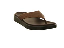 Ecco men shoes clogs brown leather